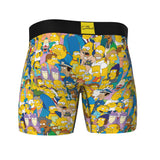 The Simpsons Homer Mr. Sparkle Swag Boxer Briefs, Multicolor, S :  : Fashion