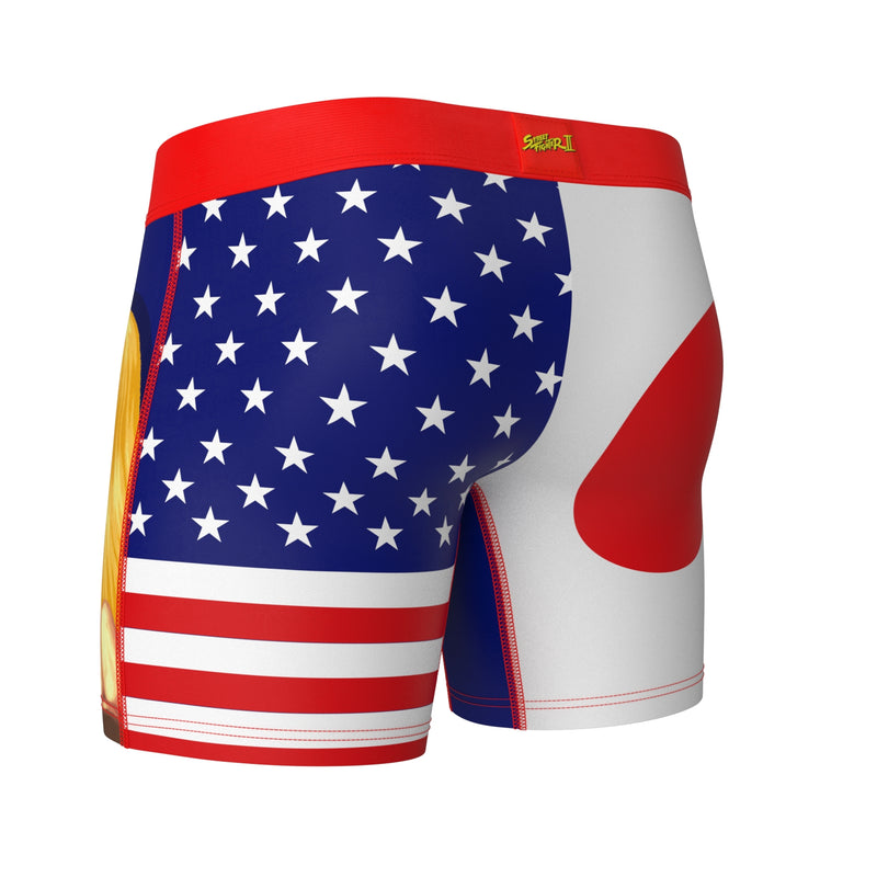  Super Retro Americana Flag Design Swag Boxer Briefs