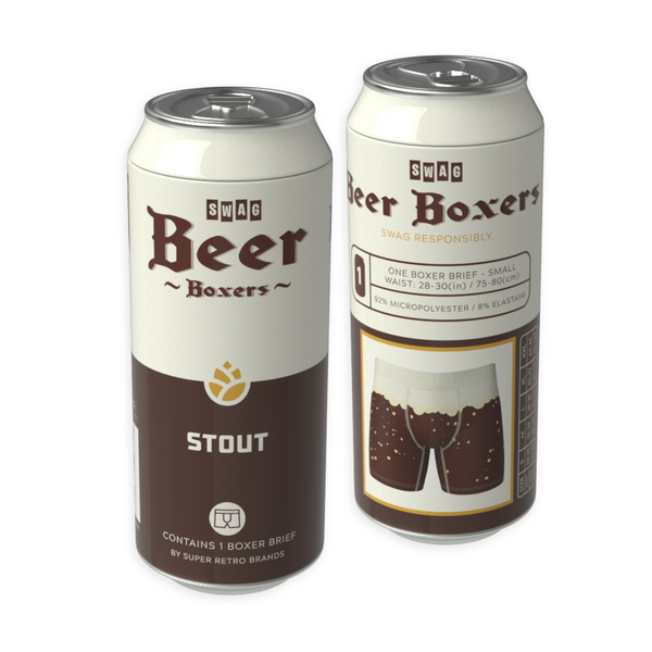 SWAG - Beer Can Boxers: Stout (in a can)