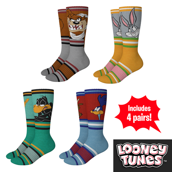 SWAG - Looney Tunes Premium Sport Socks 4-Pack