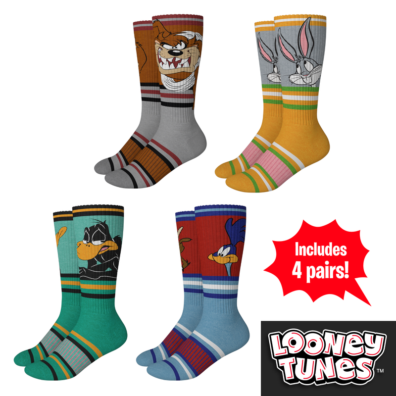 SWAG - Looney Tunes Premium Sport Soxers 4-Pack