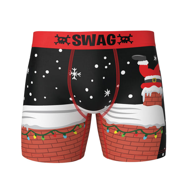 Men Candy Cane Bikini Breif Underwear Christmas Holiday Cosplay