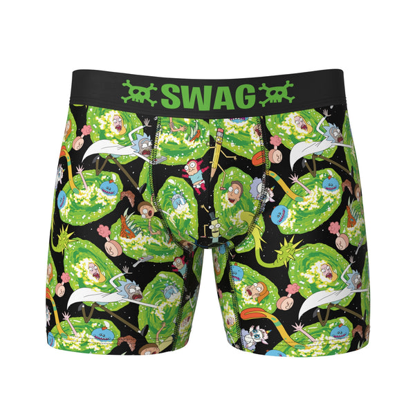 Freegun Mens Rick Et Morty Underwear (Green)