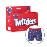 SWAG branded Twizzlers Box featuring Twizzler boxer briefs inside.