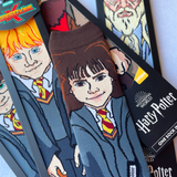 Crossover Harry Potter Ron Weasley Hermiono Granger Dumbledore  Wizarding World Harry Potter Crossover Collectible Character Socks Sox